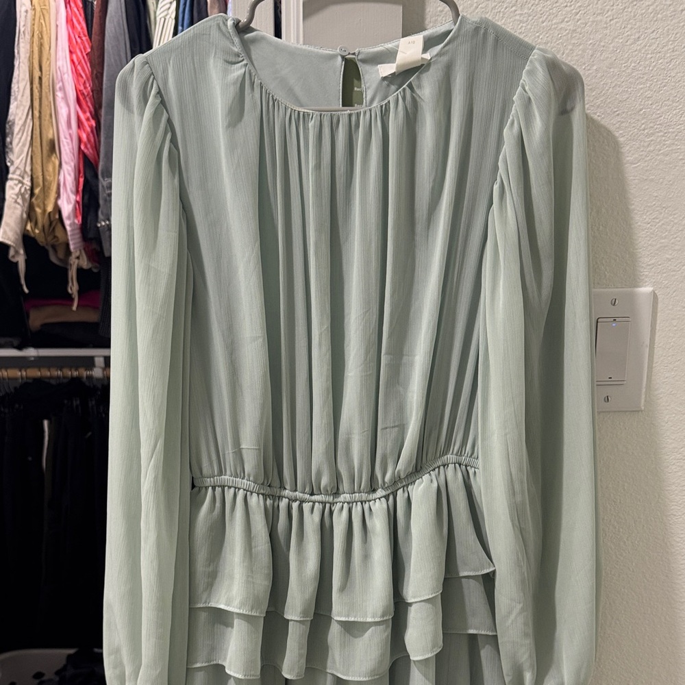 Mint maxi dress